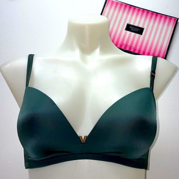 🔥VICTORIA SECRET set padded no wire SZ32D/M New - Picture 2 of 9